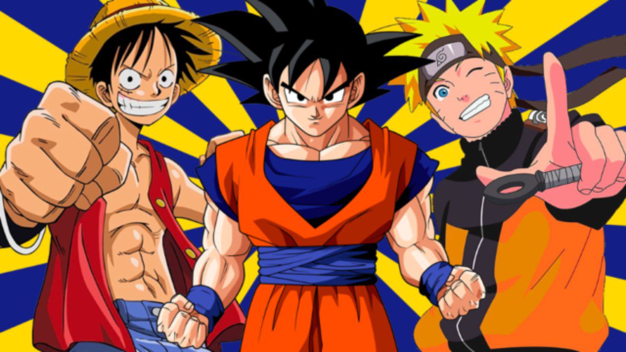 Goku And Naruto And Luffy