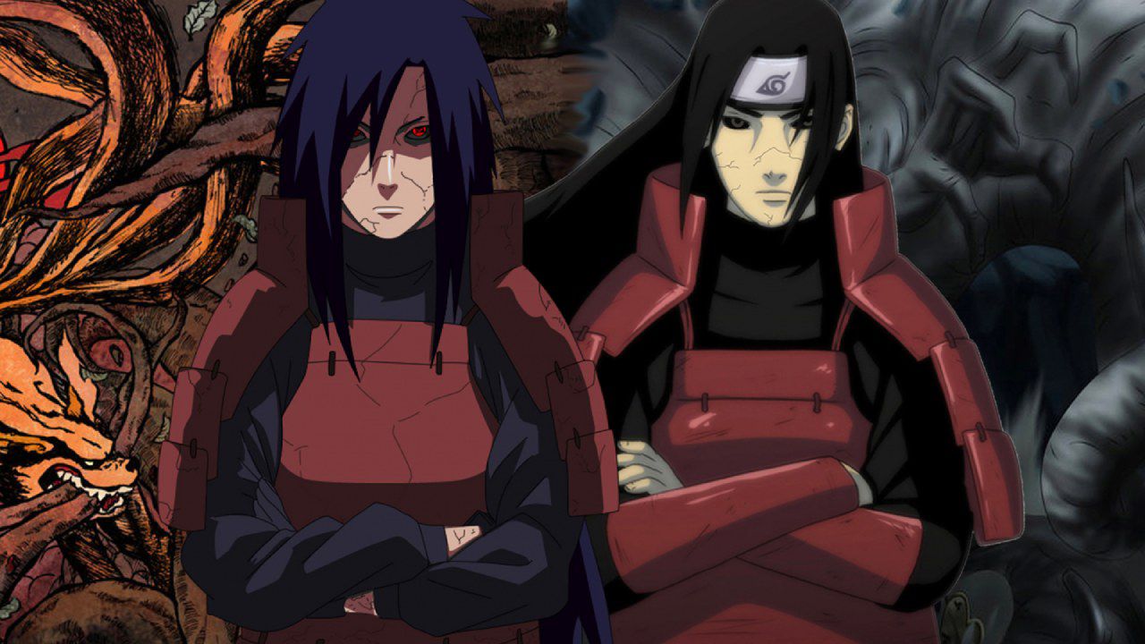 Naruto Shippuden Hashirama And Madara Compete Against Each Other In A.