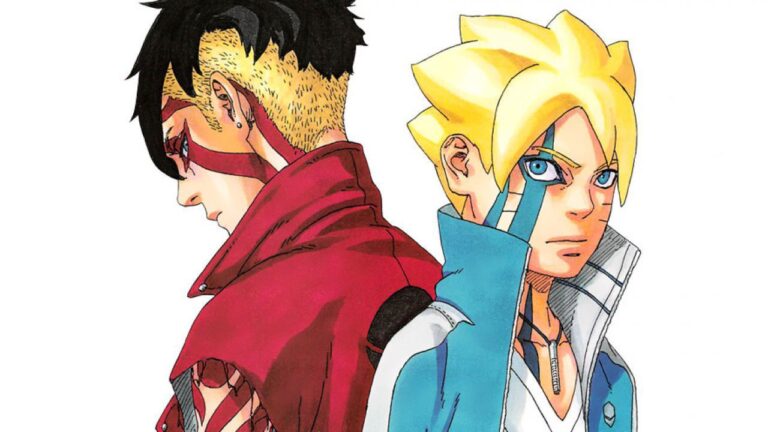 Boruto’s volume 14 is shown with the official cover: The Battle of Kawaki Boruto’s volume 14 is shown with the official cover: The Battle of Kawaki