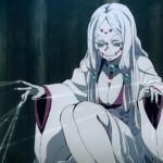 Demon Slayer’s mother spider demon in a dark Pugoffka cosplay Demon Slayer’s mother spider demon in a dark Pugoffka cosplay