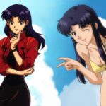 Neon Genesis Evangelion: a charming Misato Katsuragi in a Nyuki cosplay Neon Genesis Evangelion: a charming Misato Katsuragi in a Nyuki cosplay