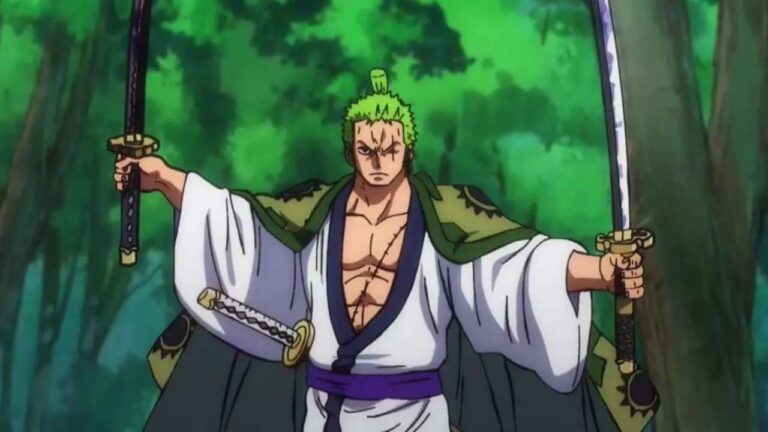 ONE PIECE: Zoro jumps in this fan-customized character from the anime ONE PIECE: Zoro jumps in this fan-customized character from the anime
