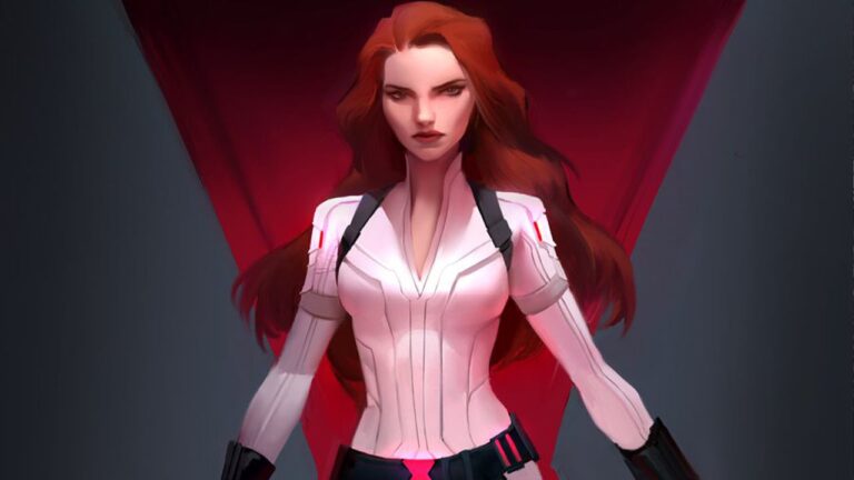 A Black Widow cosplay from the latest Marvel movie starring Nat A Black Widow cosplay from the latest Marvel movie starring Nat