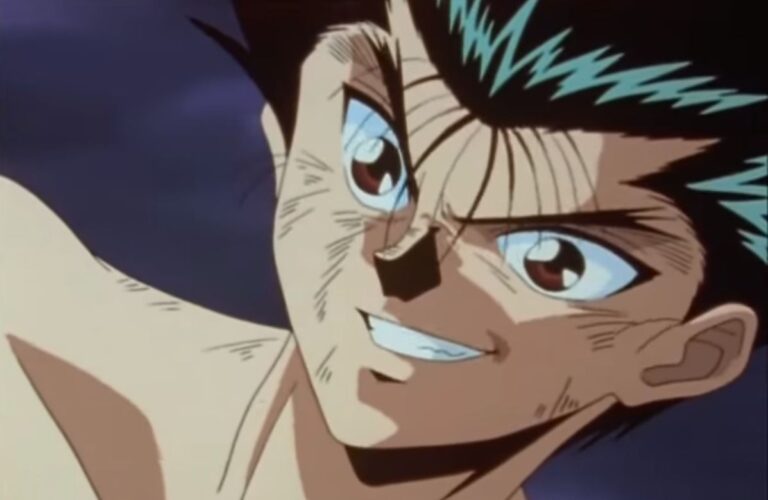 Yu Yu Hakusho: Yusuke and Toguro, but the style is Dragon Ball Yu Yu Hakusho: Yusuke and Toguro, but the style is Dragon Ball