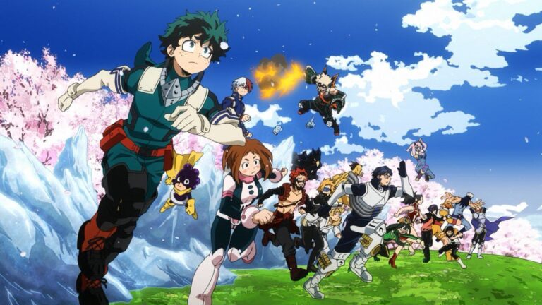 My Hero Academia 5: Studio Bones celebrates the 100th episode with a special key visual My Hero Academia 5: Studio Bones celebrates the 100th episode with a special key visual
