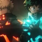 My Hero Academia: a double cosplay of Deku and Bakugo wearing the uniforms from the third film My Hero Academia: a double cosplay of Deku and Bakugo wearing the uniforms from the third film