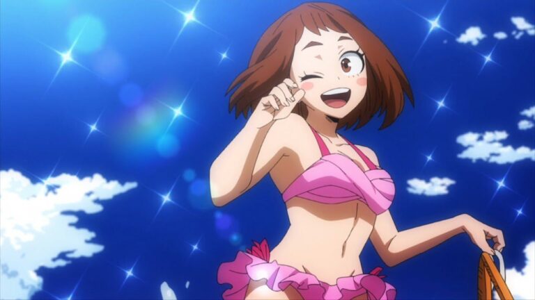 My Hero Academia: Uraraka, Froppy and Nejire Hado in costume in the author’s new sketch My Hero Academia: Uraraka, Froppy and Nejire Hado in costume in the author’s new sketch