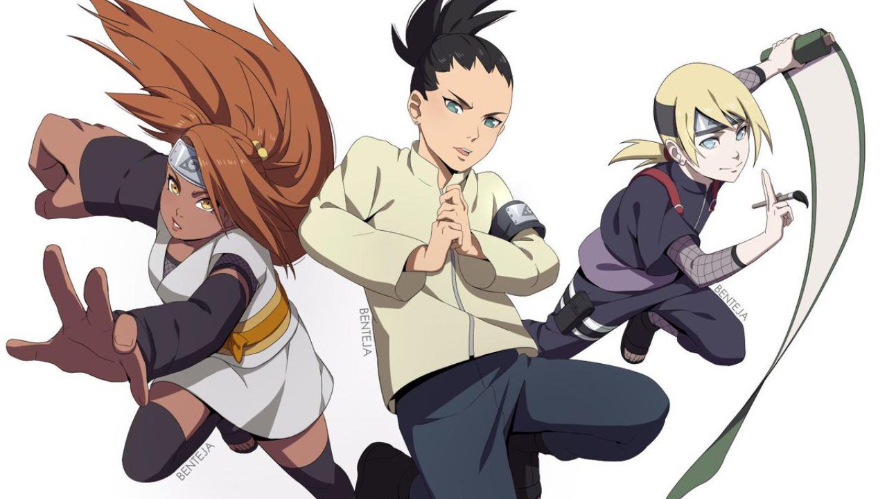 Boruto 211: The leaf village is in a panic, Ino-Shika-Cho on the attack