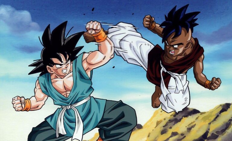 Dragon Ball Super: Goku Ultra Instinct trains uub in a user’s beautiful fan art Dragon Ball Super: Goku Ultra Instinct trains uub in a user’s beautiful fan art
