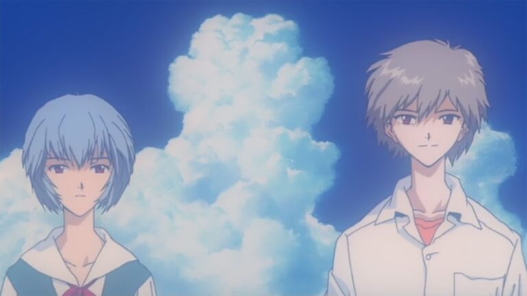 Evangelion: Rei and Kaworu in a drawing by Takeshi Obata, Death Note Mangaka Evangelion: Rei and Kaworu in a drawing by Takeshi Obata, Death Note Mangaka