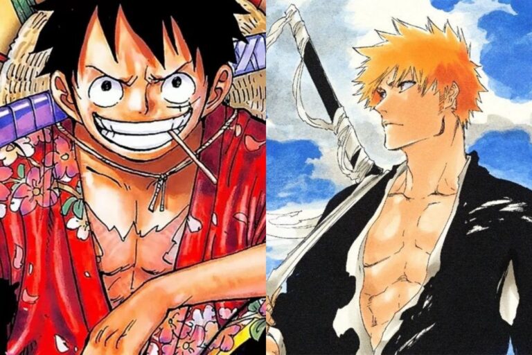 The ONE PIECE Manga meets Bleach: Here the cover in the style of Tite Kubo The ONE PIECE Manga meets Bleach: Here the cover in the style of Tite Kubo
