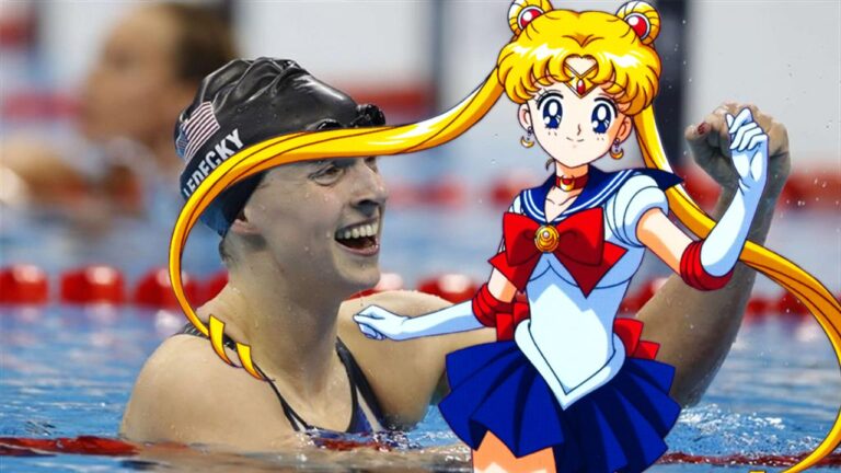 The Olympics are a tribute to Katie Ledecky: the swimmer will be like Sailor Moon The Olympics are a tribute to Katie Ledecky: the swimmer will be like Sailor Moon