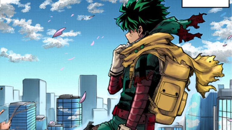 My Hero Academia: the page of Chapter 306 in color, but in a destructive and dark version My Hero Academia: the page of Chapter 306 in color, but in a destructive and dark version