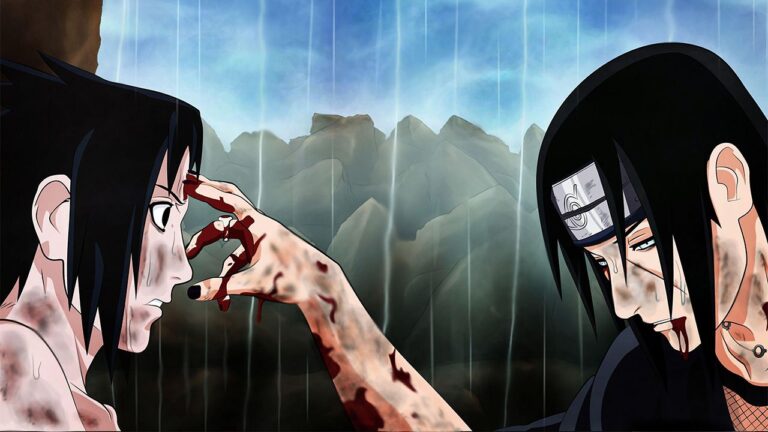 Naruto, what does that pat on the forehead between Itachi and Sasuke mean? Naruto, what does that pat on the forehead between Itachi and Sasuke mean?