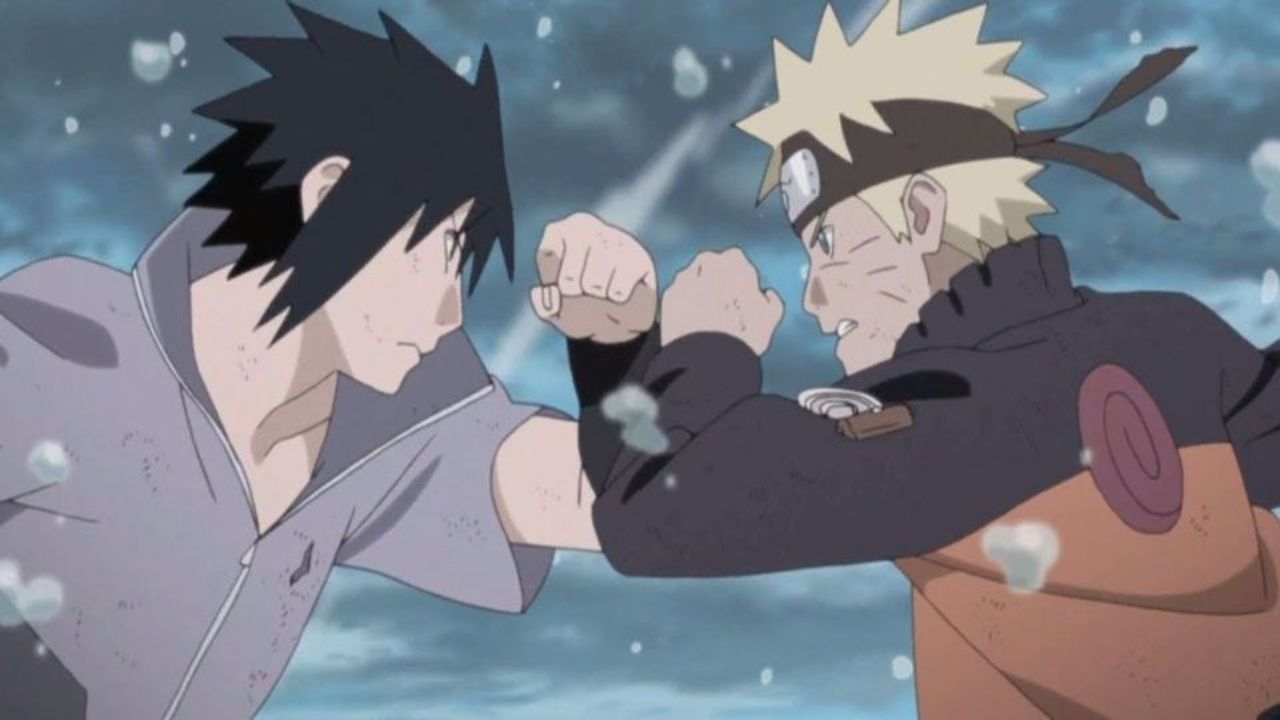 Naruto, the protagonist and Sasuke in a movie poster thanks to realistic cosplay