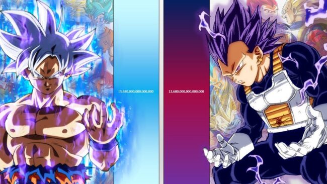 Dragon Ball Super: Goku Ultra Instinct VS Vegeta Ultra Ego in a ...