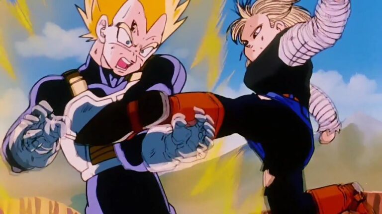 Dragon Ball Z: Vegeta VS C18 in a very creative cosplay