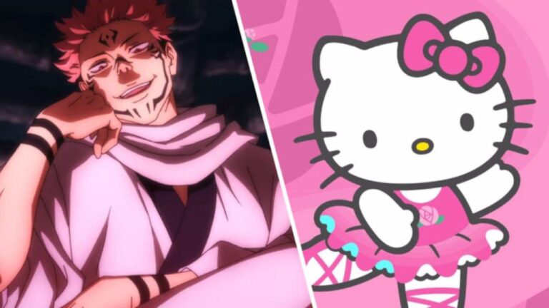 Jujutsu Kaisen: Hello Kitty as Sukuna in this devilish fan art piece Jujutsu Kaisen: Hello Kitty as Sukuna in this devilish fan art piece