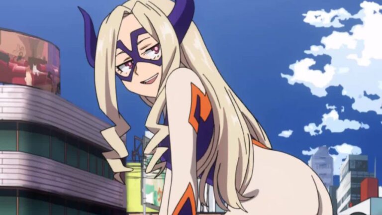 My Hero Academia: A Mount Lady Cosplay in her typical pose