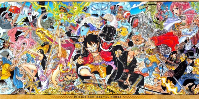 ONE PIECE: the 50 most popular characters combined in a majestic Oda poster ONE PIECE: the 50 most popular characters combined in a majestic Oda poster