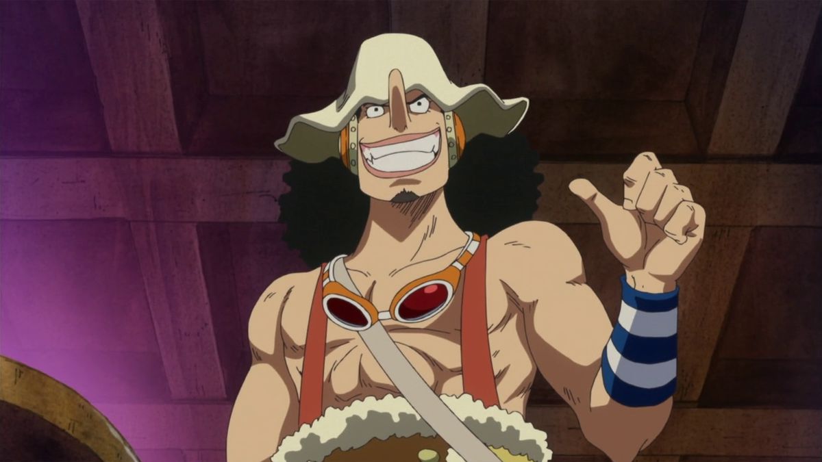 ONE PIECE: animation of a fan increases Usops strength