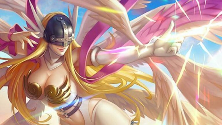 An angelic cosplay from Angewomon will take you into the air: the Digimon in the picture An angelic cosplay from Angewomon will take you into the air: the Digimon in the picture