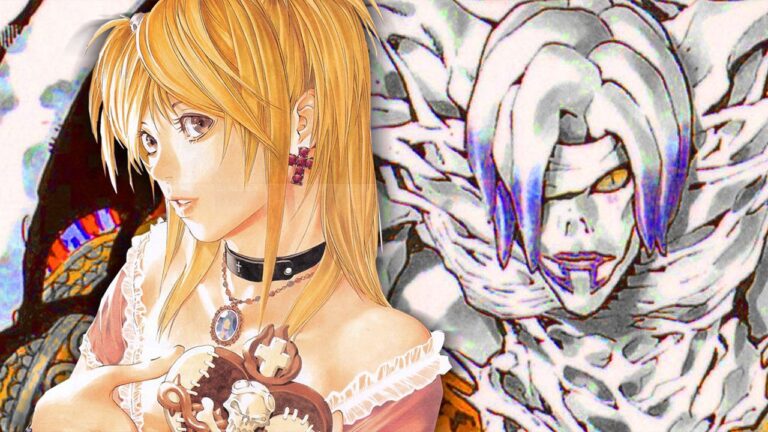 A cosplay of Misa Amane ready to perform the Death Note accompanied by Rem. to use A cosplay of Misa Amane ready to perform the Death Note accompanied by Rem. to use