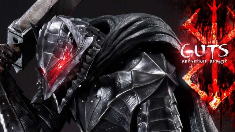 Berserker: Gatsu in black armor in this cosplay, here he is ready for battle Berserker: Gatsu in black armor in this cosplay, here he is ready for battle