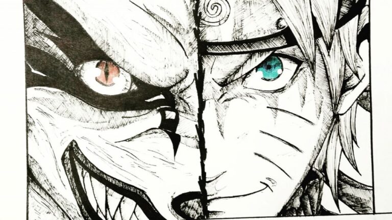 Boruto 218: a touching moment between Kurama and Naruto in the advertising image Boruto 218: a touching moment between Kurama and Naruto in the advertising image