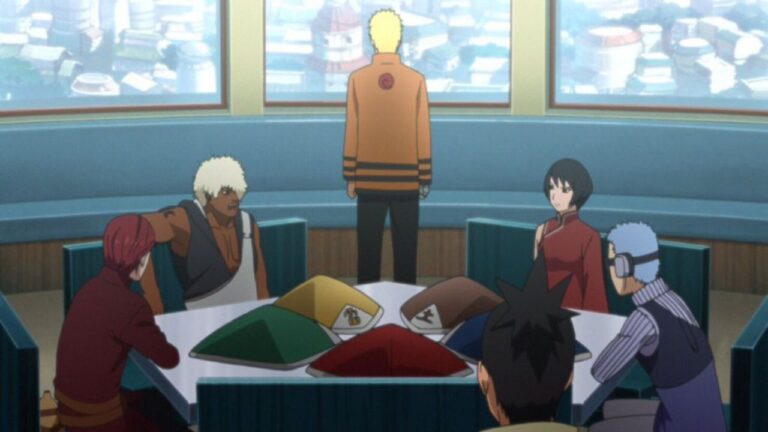 Boruto 220, Kage Summit: Amado’s care versus the manga Boruto 220, Kage Summit: Amado’s care versus the manga