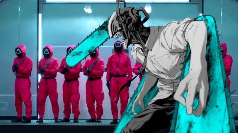 Chainsaw Man and Squid Game in a crossover: Manga and series meet in a fanart Chainsaw Man and Squid Game in a crossover: Manga and series meet in a fanart