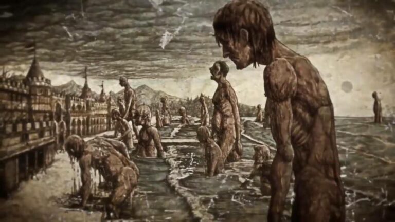Attack of the Giants as Squid Game: Paradis Vs Marley in a tug of war in a fanart Attack of the Giants as Squid Game: Paradis Vs Marley in a tug of war in a fanart