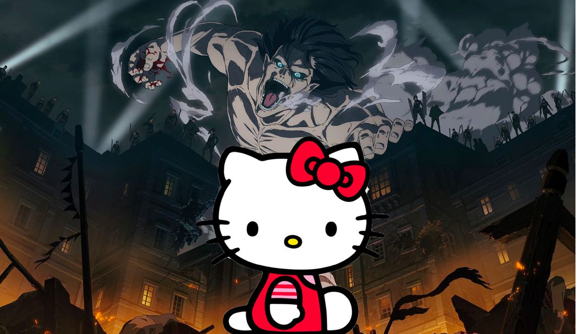Attack on Titan meets Hello Kitty in a new and unique product line