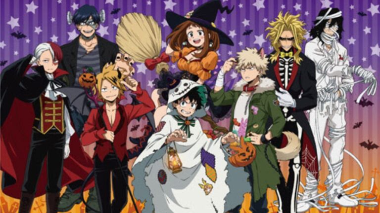 My Hero Academia: Eri and the villain celebrate Halloween in the sketches by Horikoshi My Hero Academia: Eri and the villain celebrate Halloween in the sketches by Horikoshi