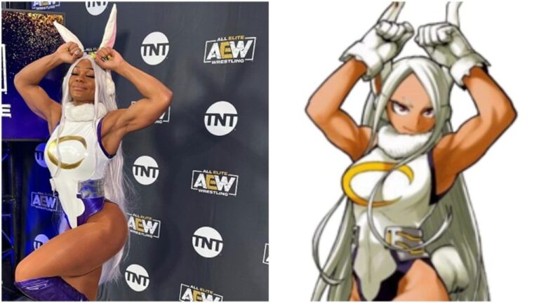 My Hero Academia, the wrestler Jade Cargill in the role of Mirko in an excellent cosplay My Hero Academia, the wrestler Jade Cargill in the role of Mirko in an excellent cosplay