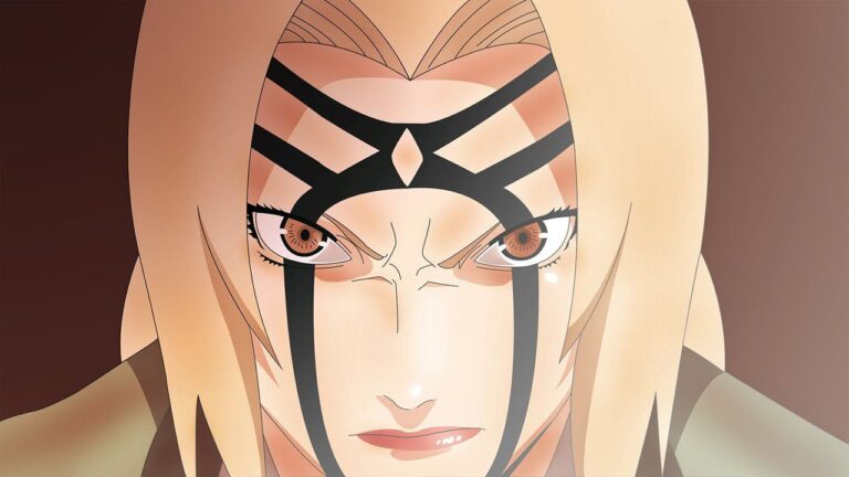 Naruto: Tsunade ready for action in this unusual cosplay with the active Byakugo Naruto: Tsunade ready for action in this unusual cosplay with the active Byakugo
