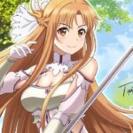 Sword Art Online: a cosplay of Asuna in a SAO costume, pictured by the Russian MK Ays Sword Art Online: a cosplay of Asuna in a SAO costume, pictured by the Russian MK Ays