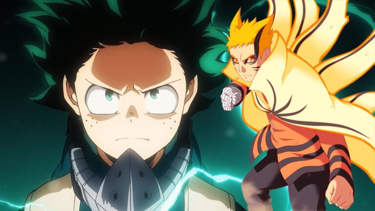 Deku in Baryon mode in a fan art: The protagonist of My Hero Academia arrives in Boruto. at Deku in Baryon mode in a fan art: The protagonist of My Hero Academia arrives in Boruto. at