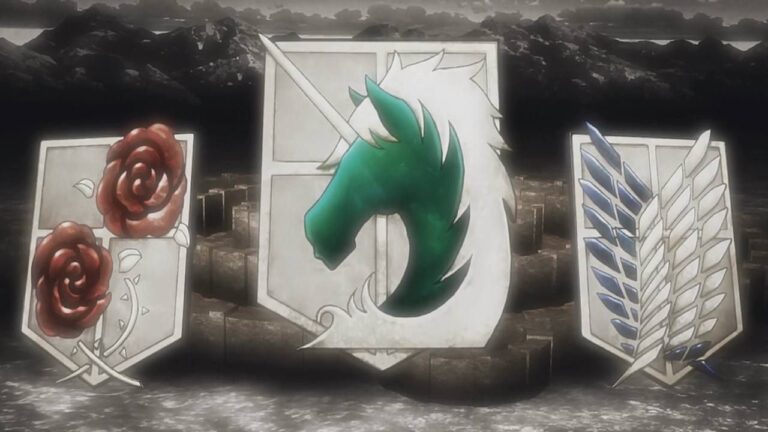The attack of the giants: what are the functions of the three army regiments? The attack of the giants: what are the functions of the three army regiments?