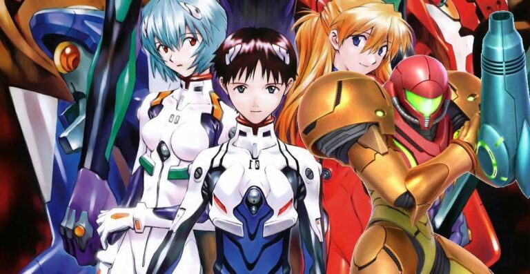 Neon Genesis Evangelion meets Metroid: Samus becomes EVA in an incredible fanart Neon Genesis Evangelion meets Metroid: Samus becomes EVA in an incredible fanart