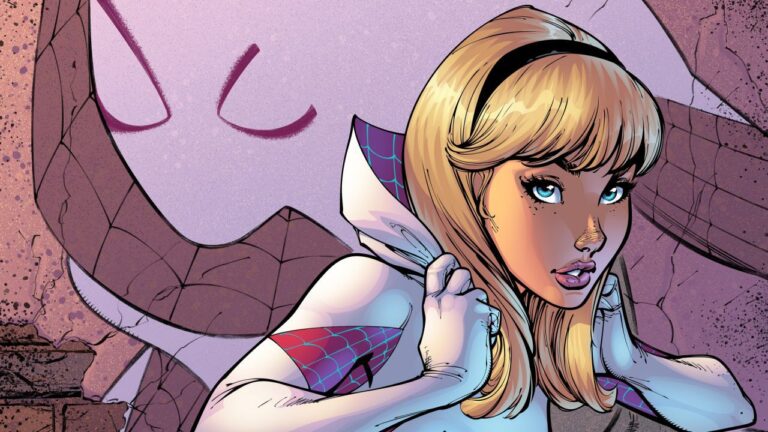 Spider-Gwen in a splendid cosplay: the wall climber in the photos by Enji Night Spider-Gwen in a splendid cosplay: the wall climber in the photos by Enji Night