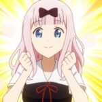 A Chika Fujiwara Cosplay from Kaguya-sama: Love is War, the secretary in the picture A Chika Fujiwara Cosplay from Kaguya-sama: Love is War, the secretary in the picture