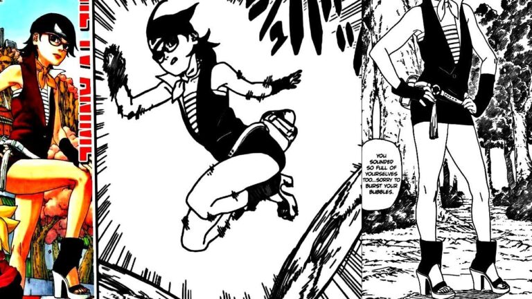 Boruto: A fan imagines Sarada as a teenager in an illustration Boruto: A fan imagines Sarada as a teenager in an illustration