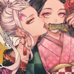 Demon Slayer: Nezuko VS Daki in this cosplay that faces the two demons Demon Slayer: Nezuko VS Daki in this cosplay that faces the two demons