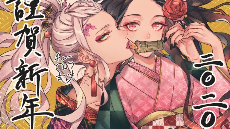 Demon Slayer: Nezuko VS Daki in this cosplay that faces the two demons Demon Slayer: Nezuko VS Daki in this cosplay that faces the two demons