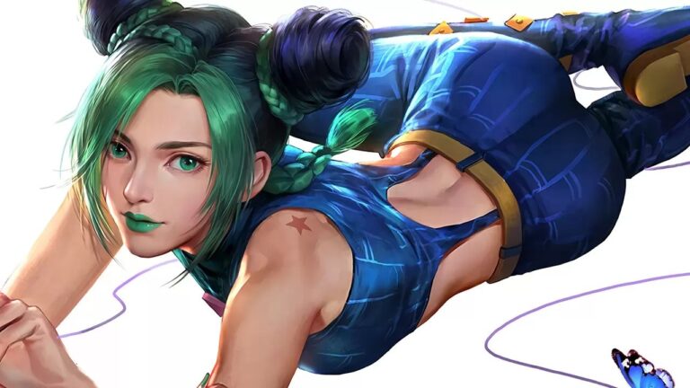 Jolyne Kujo in cosplay to celebrate the arrival of Jojo: Stone Ocean on Netflix Jolyne Kujo in cosplay to celebrate the arrival of Jojo: Stone Ocean on Netflix