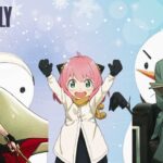 Spy x Family, little Anya with some strange parents in a Christmas visual Spy x Family, little Anya with some strange parents in a Christmas visual