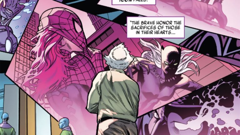 The future of Spider-Man and other Marvel heroes was revealed on the pages of Timeless # 1 The future of Spider-Man and other Marvel heroes was revealed on the pages of Timeless # 1