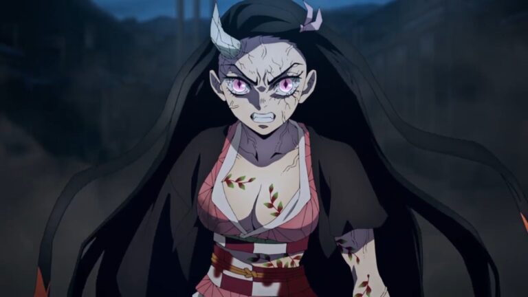 Demon Slayer 2: Nezuko’s mature form in a body paint cosplay Demon Slayer 2: Nezuko’s mature form in a body paint cosplay