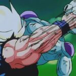 Dragon Ball Z: Goku SSJ’s deadly force against Freeza in Ryu studio character Dragon Ball Z: Goku SSJ’s deadly force against Freeza in Ryu studio character